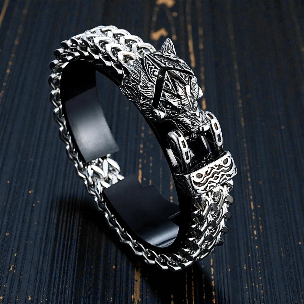 Bracelet "la détermination du loup"