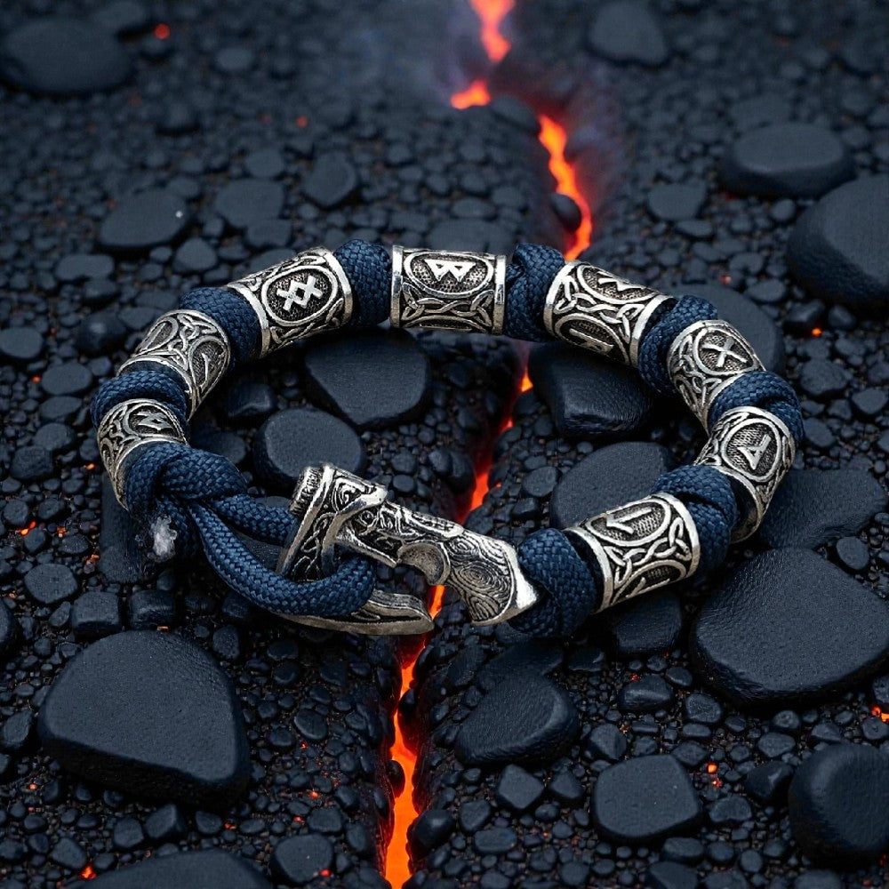 Bracelet "le marteau Mjolnir"