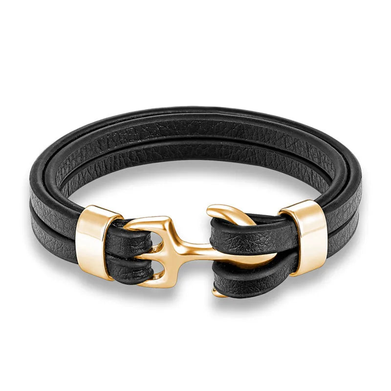 Bracelet nordique en cuir