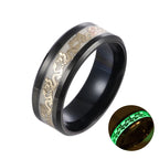 Bague lumineuse motif dragon