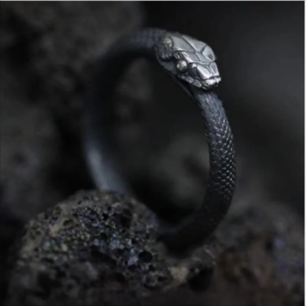 Bague "le serpent articulé"