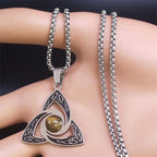 Collier "l'œil du tigre"