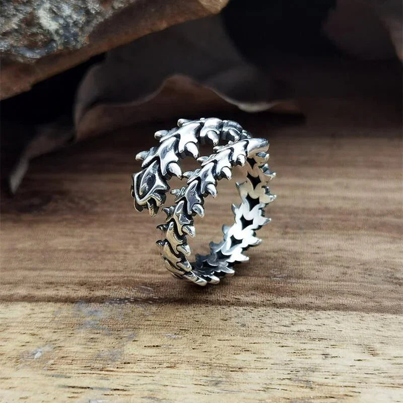 Bague "le squelette du dragon"