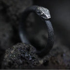 Bague "le serpent articulé"