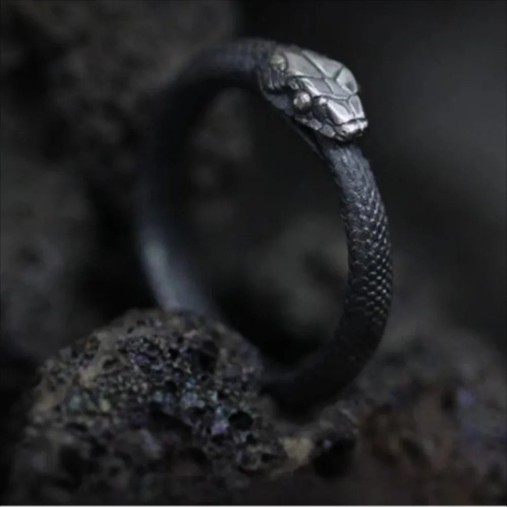 Bague "le serpent articulé"