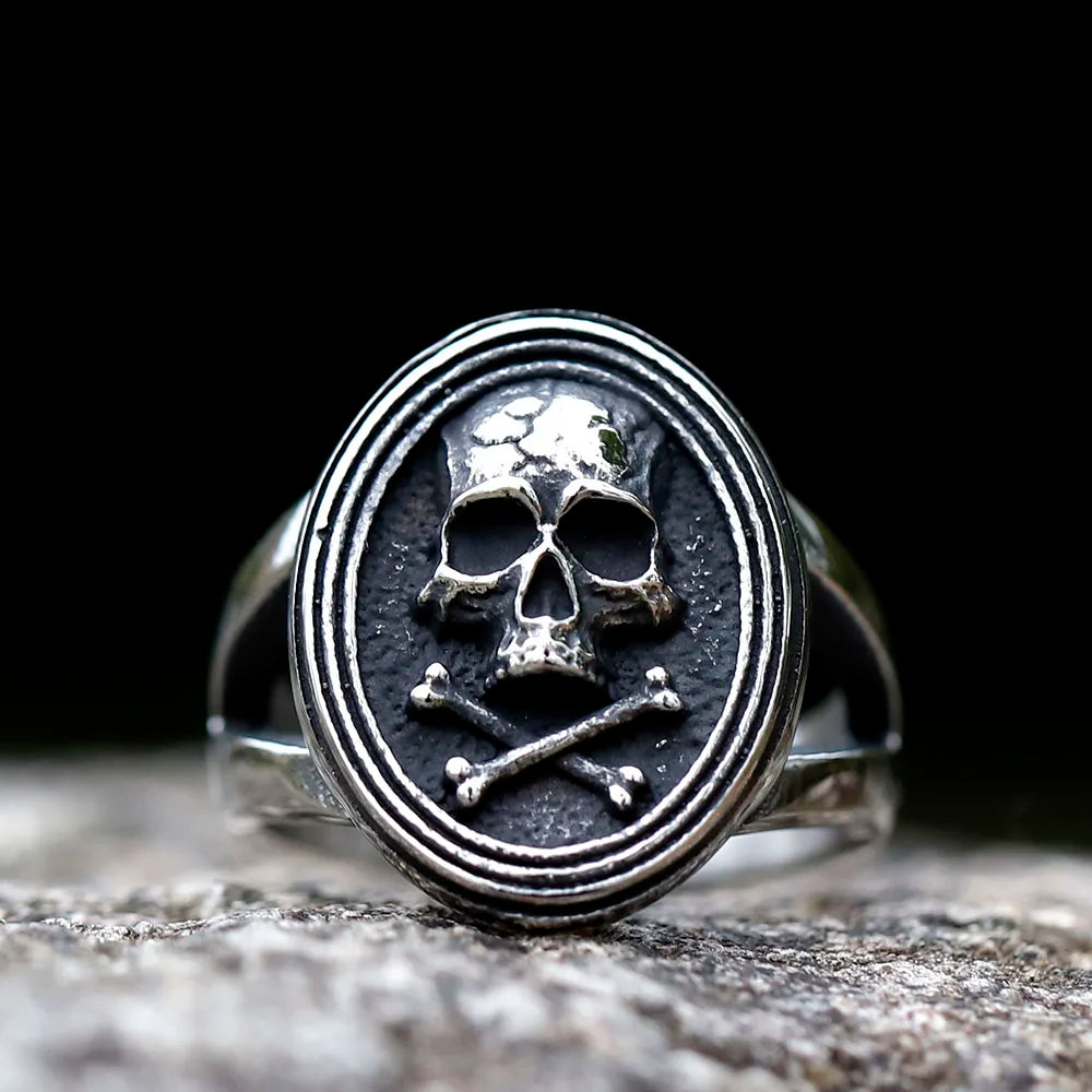 Bague vintage pirate