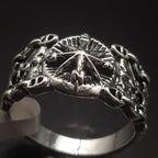 Bague "la boussole du pirate"
