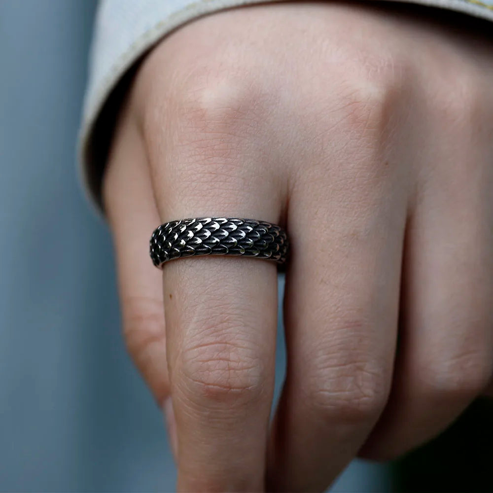 Bague d'écailles de dragon