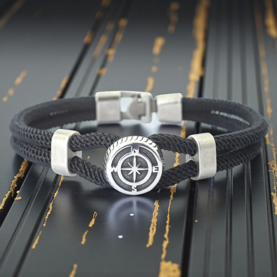 Bracelet boussole nautique