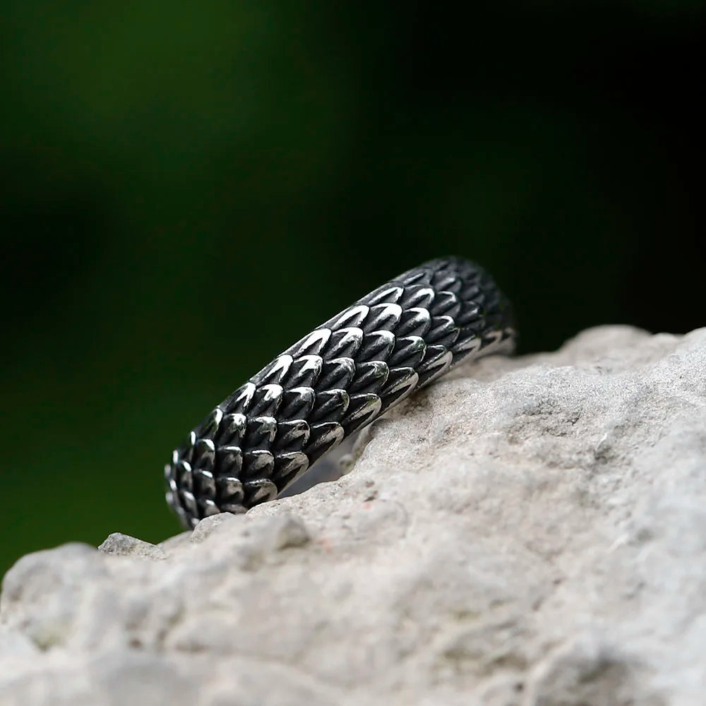 Bague d'écailles de dragon