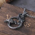Collier "les corbeaux d'Odin"