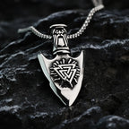 Collier "la pointe d'argent"