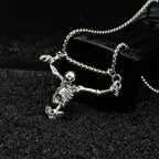 Collier squelette pirate