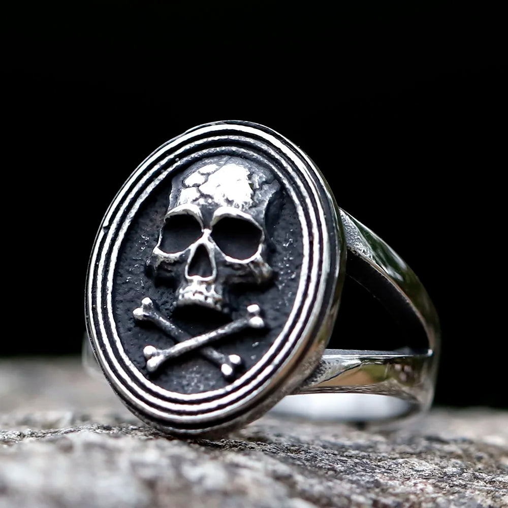 Bague vintage pirate