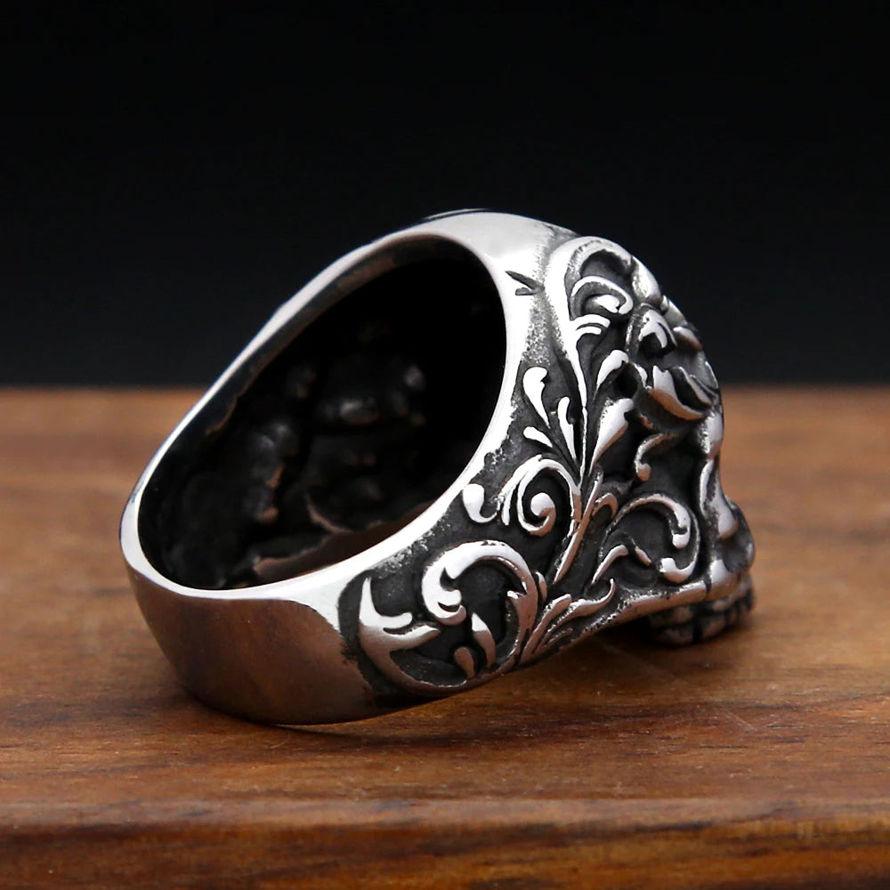 Bague "le crâne silencieux"