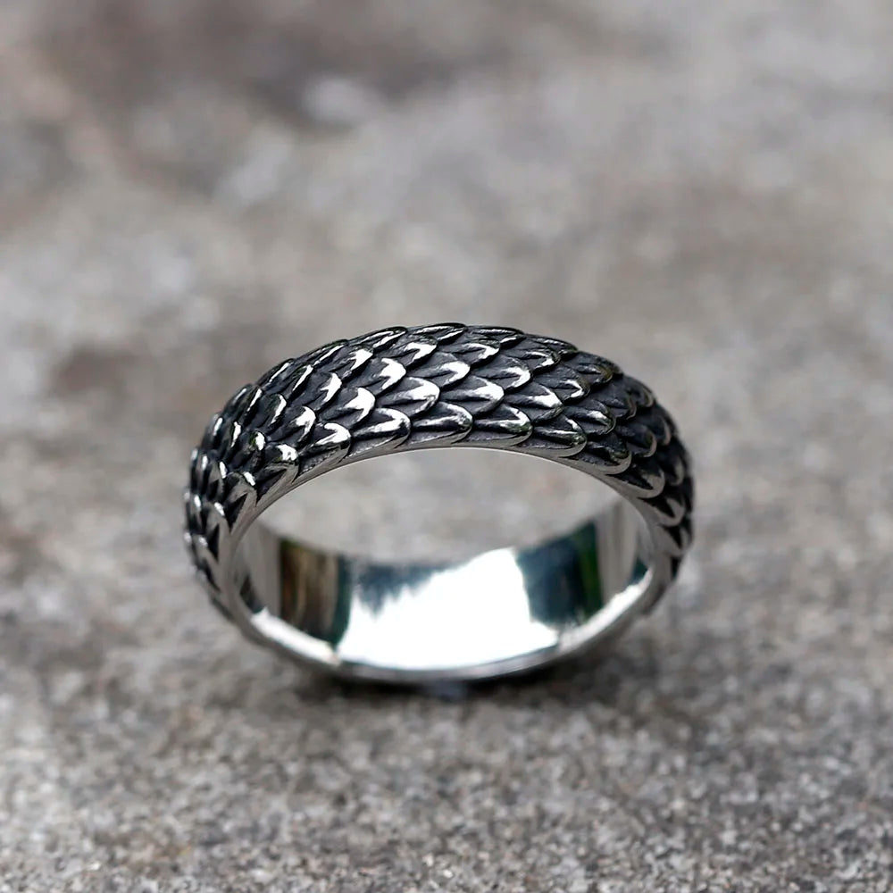 Bague d'écailles de dragon