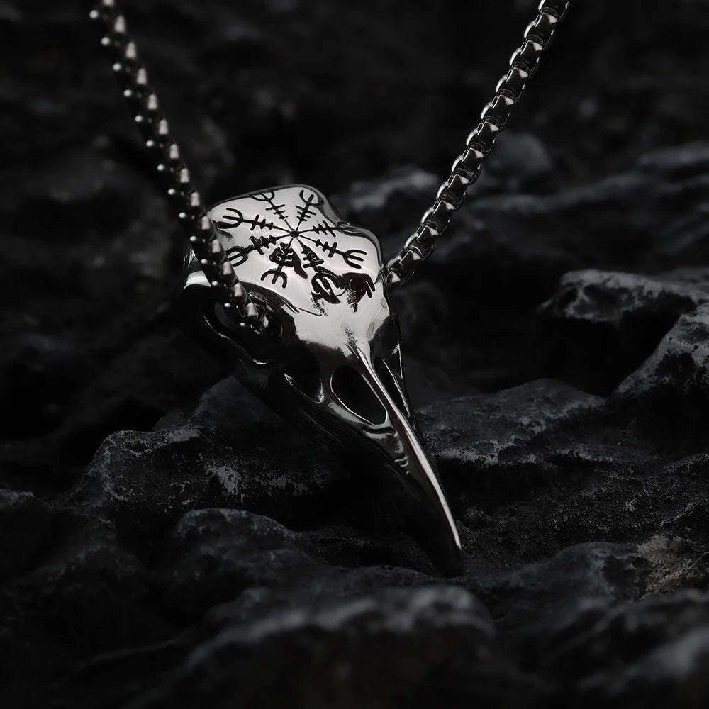 Collier "la sagesse du corbeau"