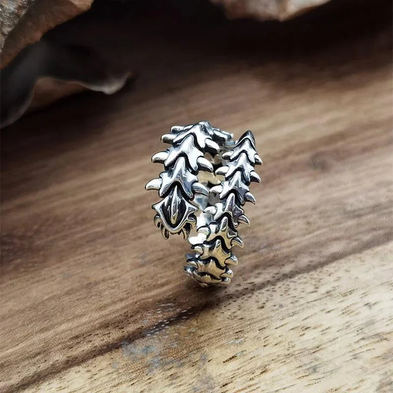 Bague "le squelette du dragon"