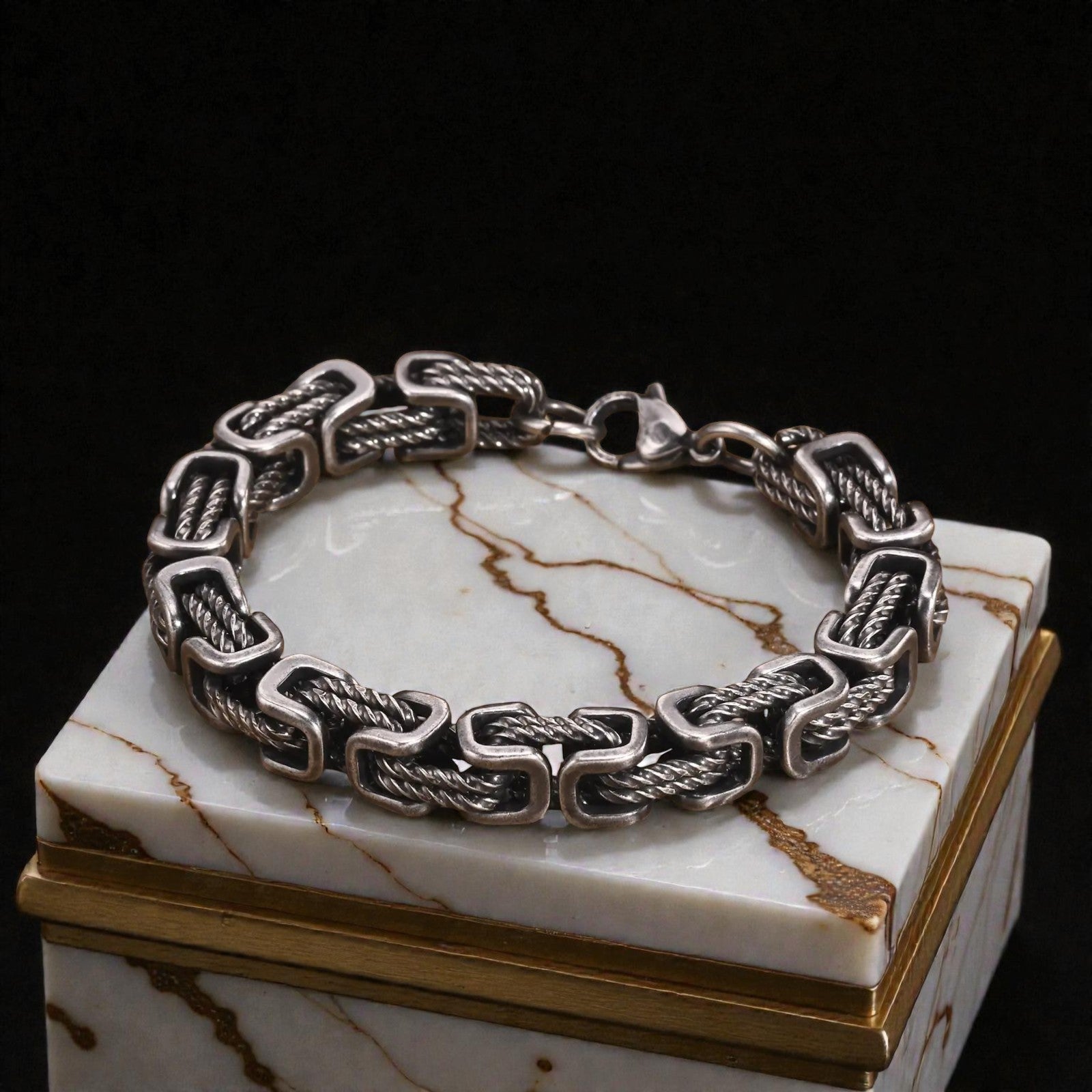 Bracelet en chaine viking