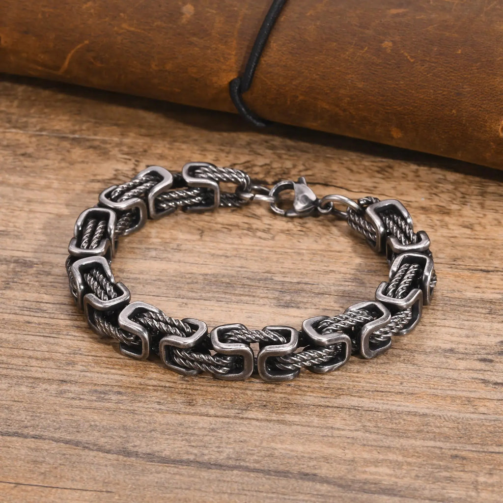 Bracelet en chaine viking