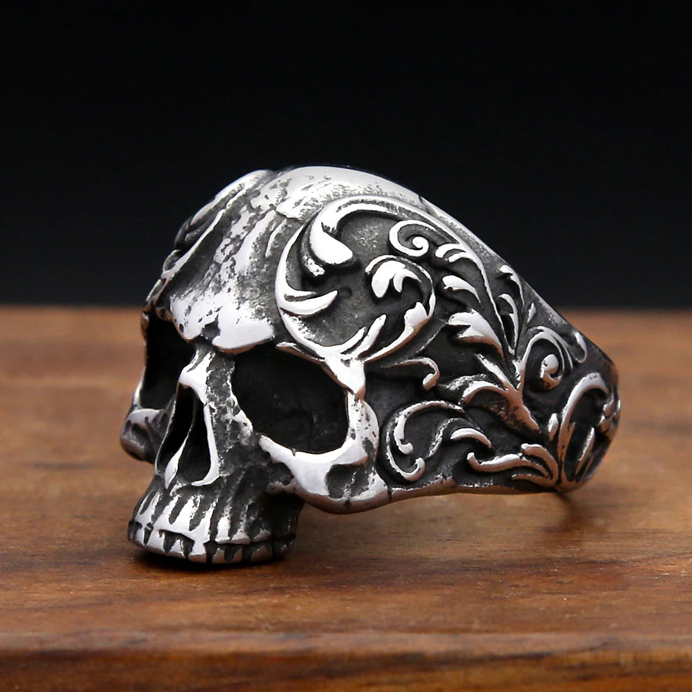 Bague "le crâne silencieux"