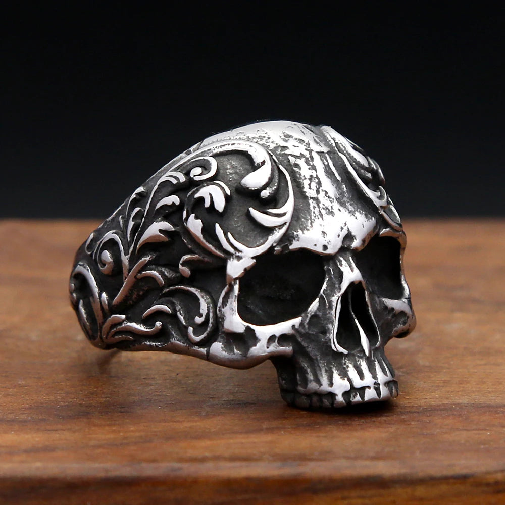 Bague "le crâne silencieux"