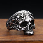 Bague "le crâne silencieux"