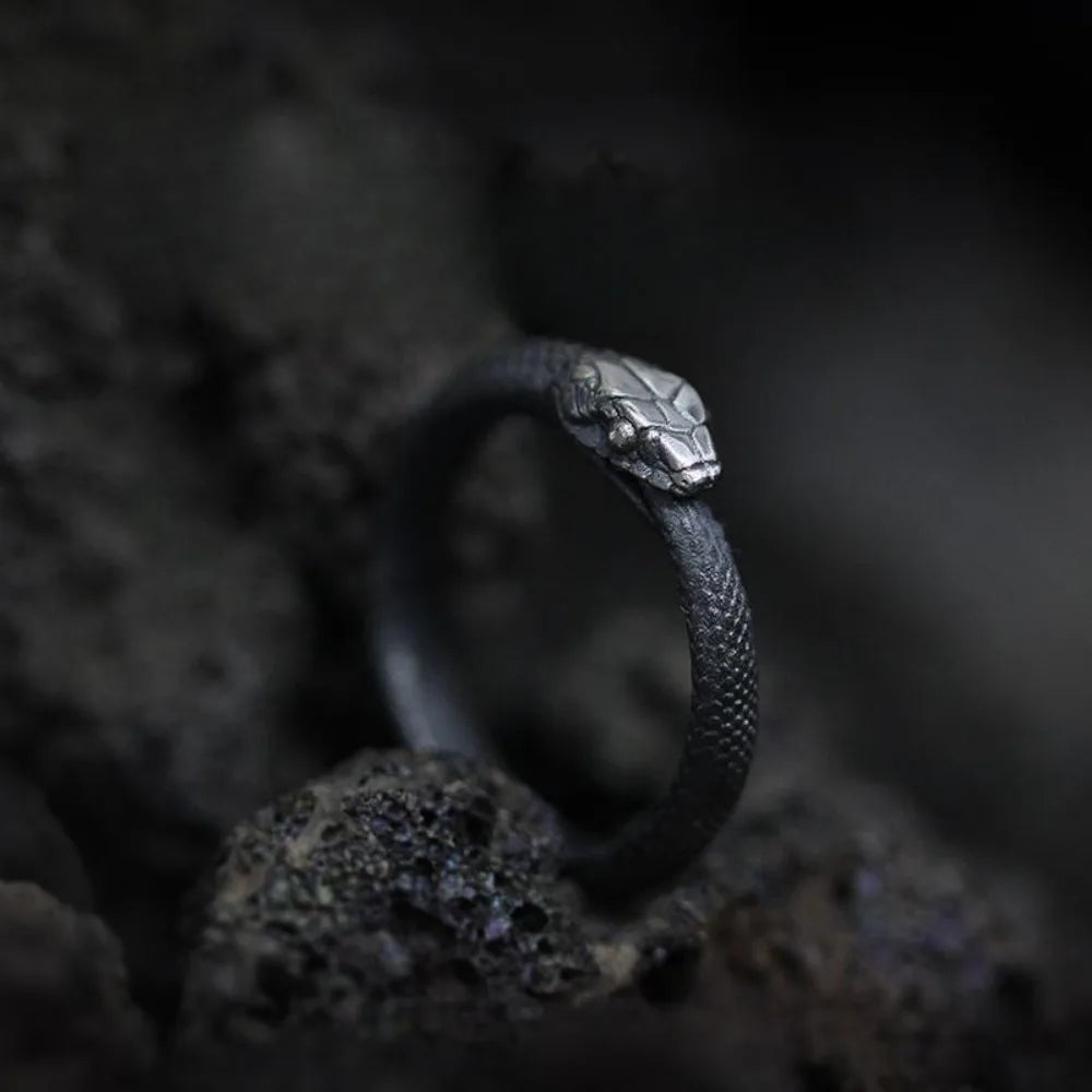 Bague "le serpent articulé"