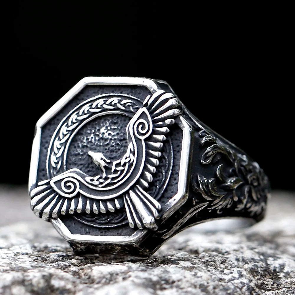 Bague "l'aigle charismatique"