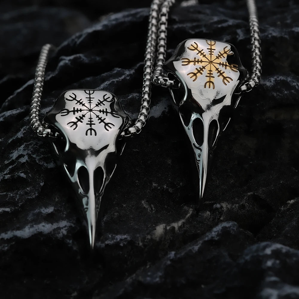 Collier "la sagesse du corbeau"