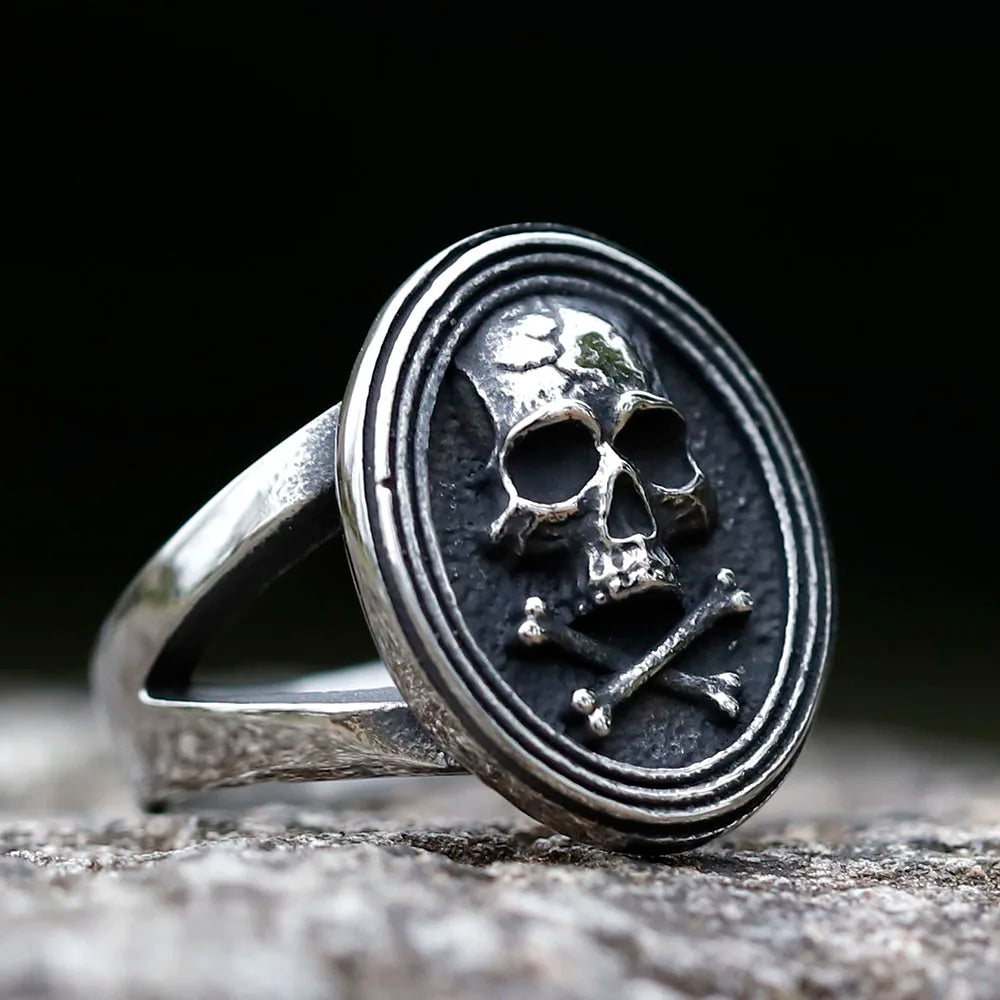 Bague vintage pirate