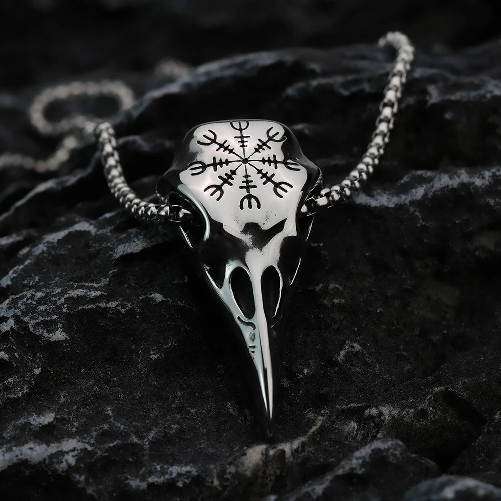 Collier "la sagesse du corbeau"
