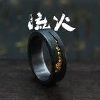 Bague "l'éclat de la météorite"