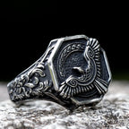 Bague "l'aigle charismatique"