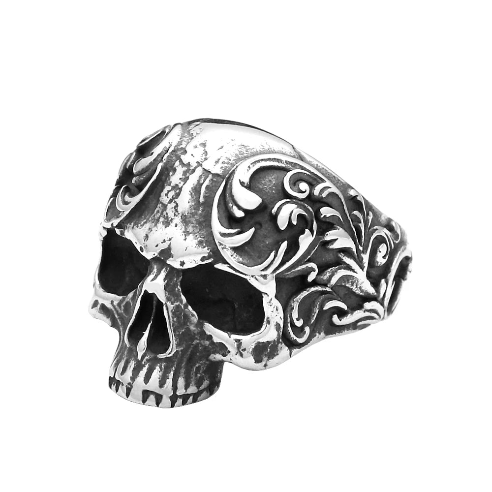 Bague "le crâne silencieux"