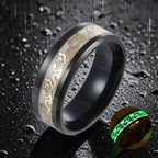 Bague lumineuse motif dragon