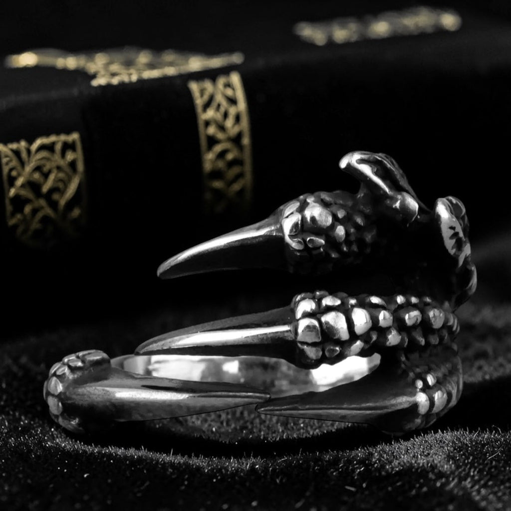 Bague griffe de dragon