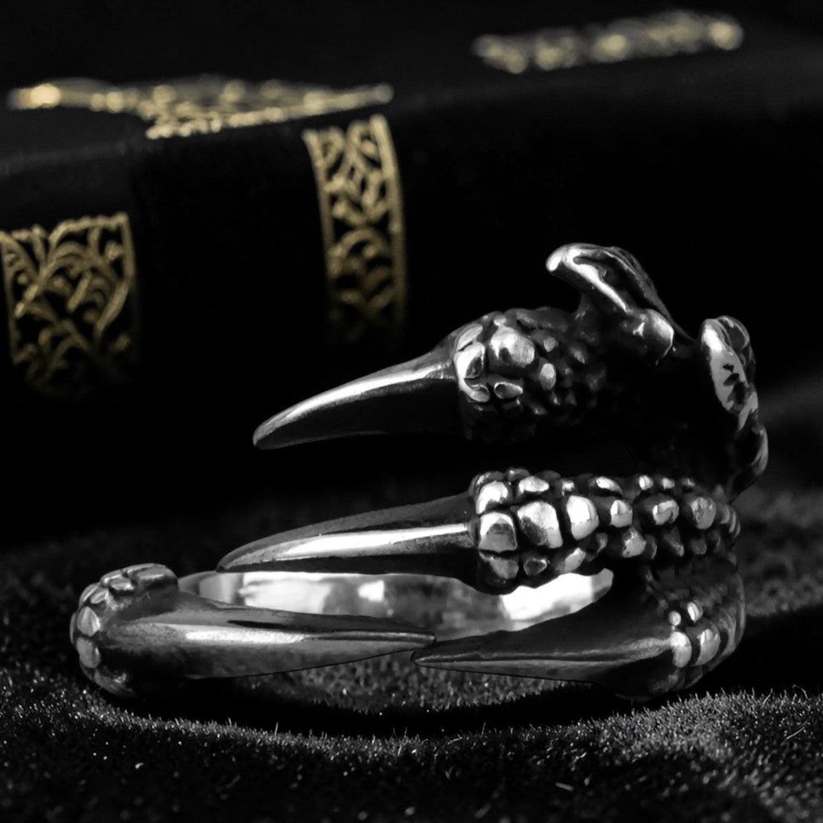 Bague griffe de dragon