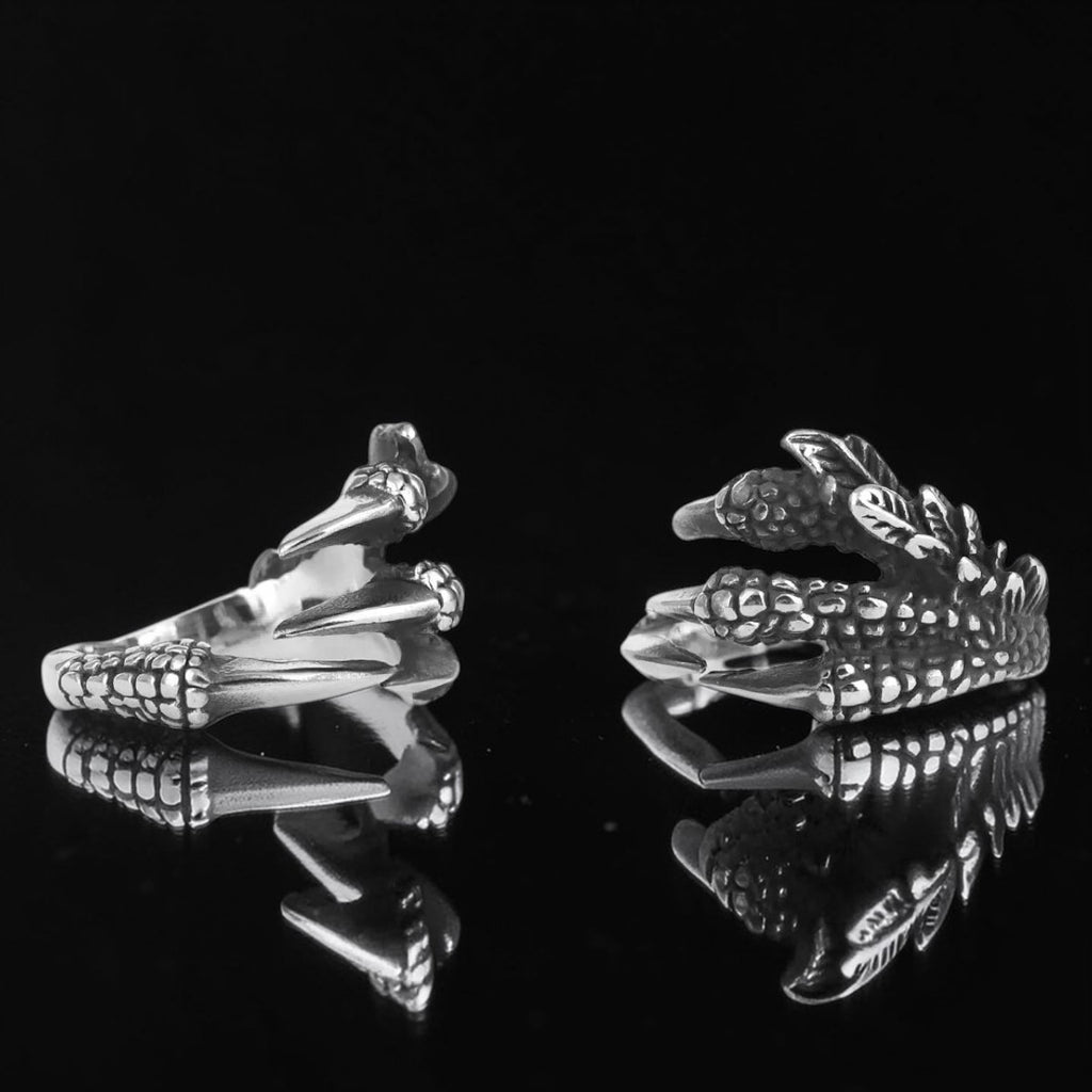 Bague griffe de dragon