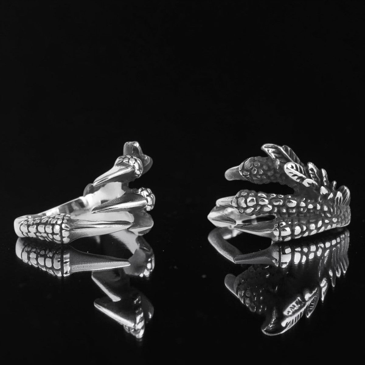 Bague griffe de dragon