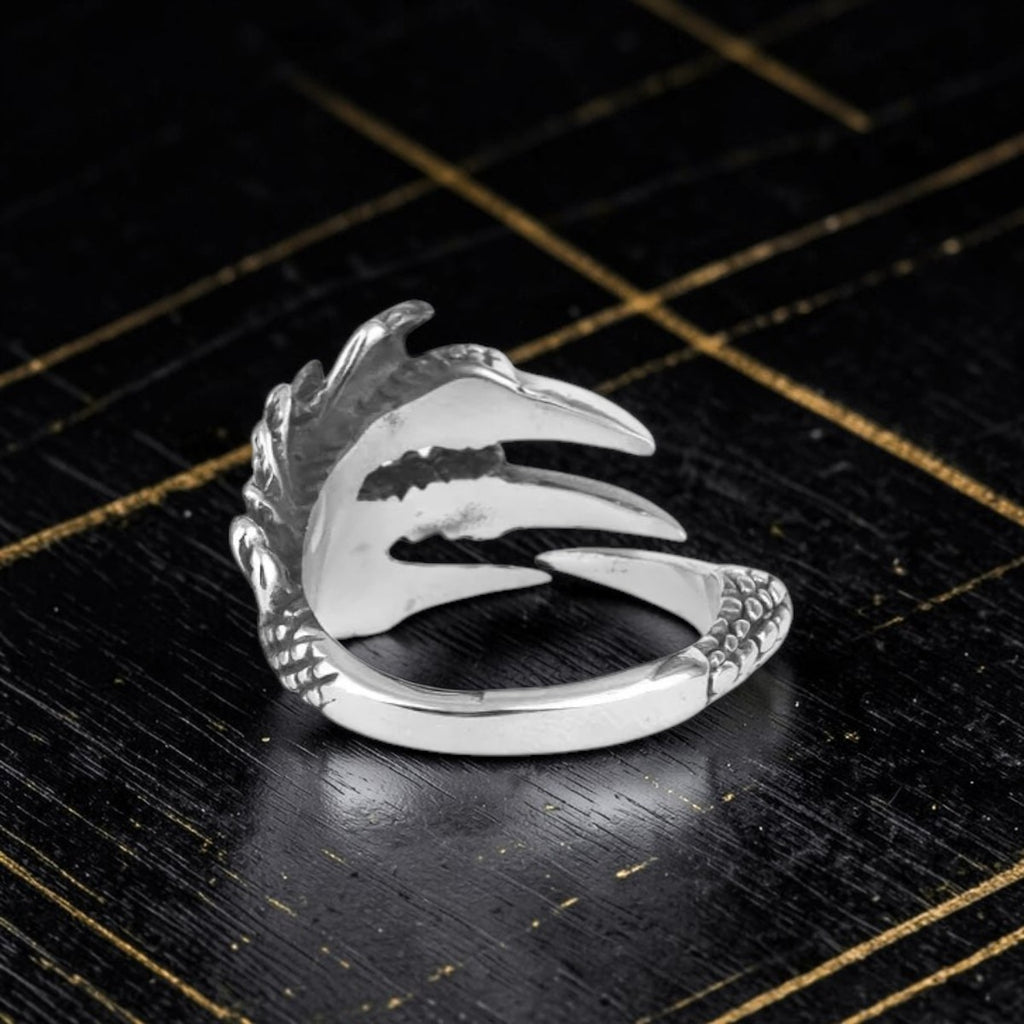 Bague griffe de dragon