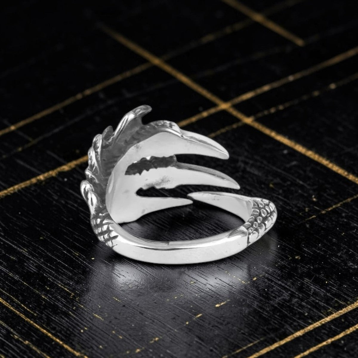 Bague griffe de dragon