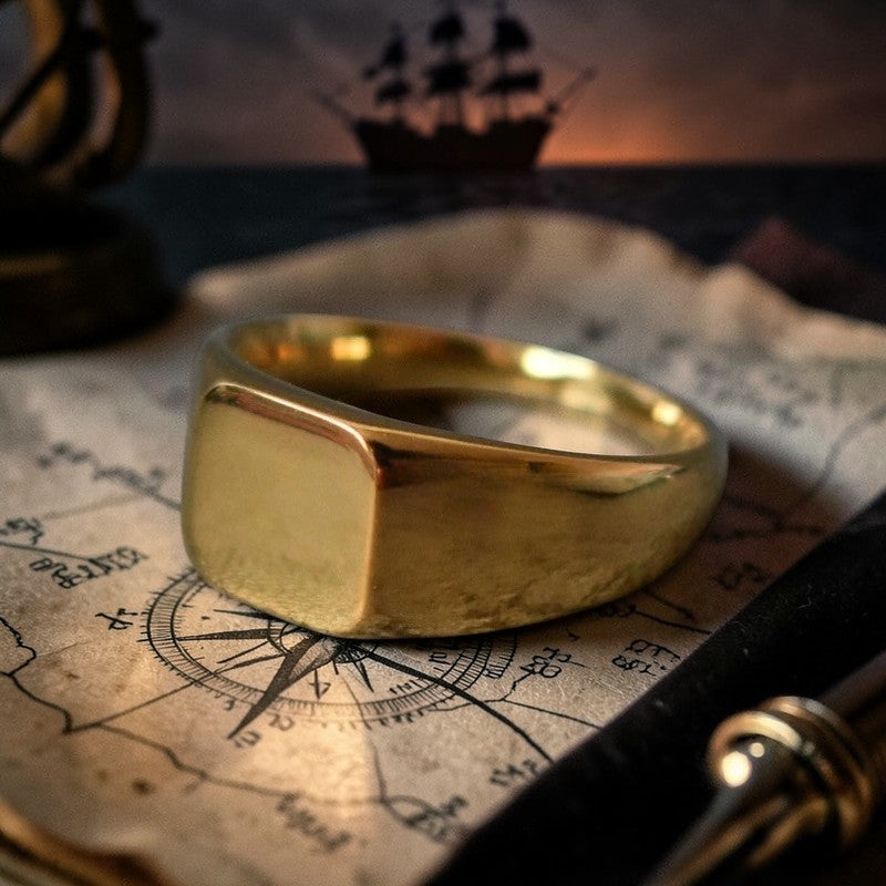 Bague subtilement inspiré du pirate