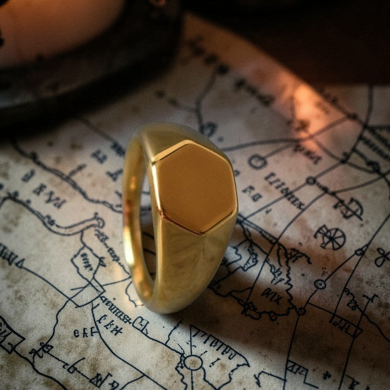 Bague subtilement inspiré du pirate