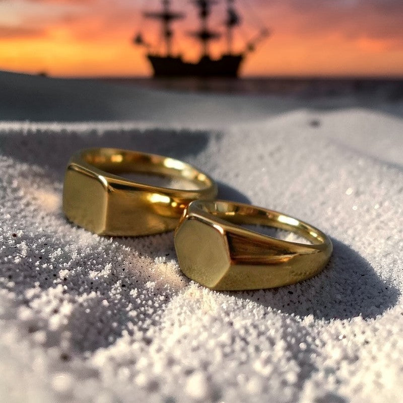 Bague subtilement inspiré du pirate