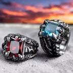 Bague "la pierre cachée"