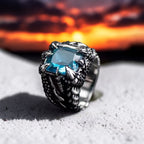 Bague "la pierre cachée"