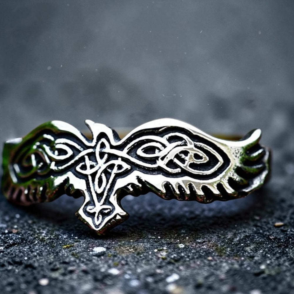 Bague "l'aigle libre"