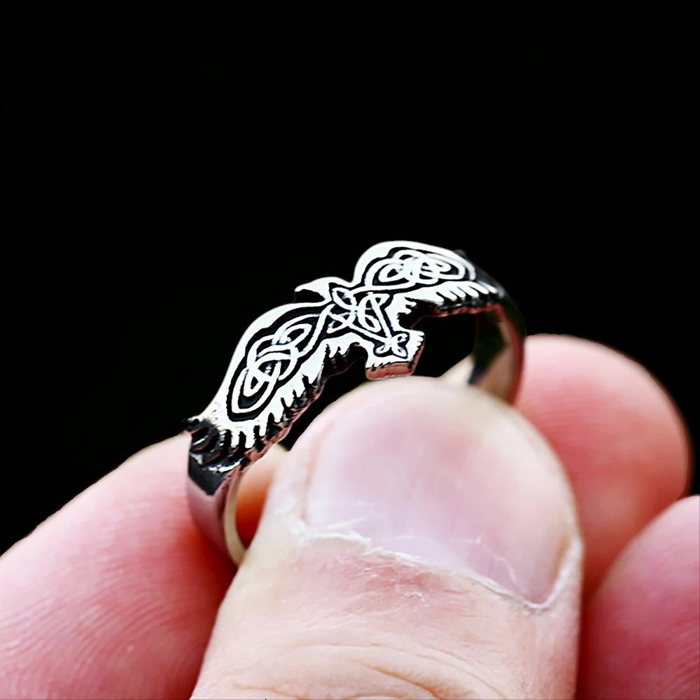 Bague "l'aigle libre"