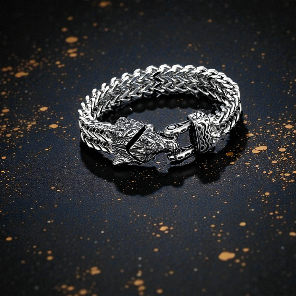 Bracelet "la détermination du loup"